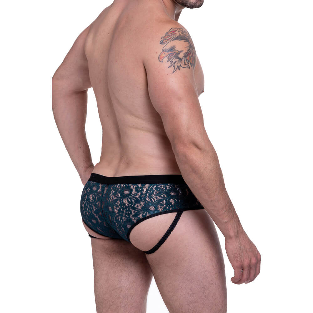 Sunga em Renda com Tiras Elásticas - Steves Designer | Tamanho Único | Disponível em 5 Cores - 9