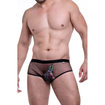 Foto 1 do produto Sunga em Tule com Bordado Floral - Steves Designer | Tamanho Único