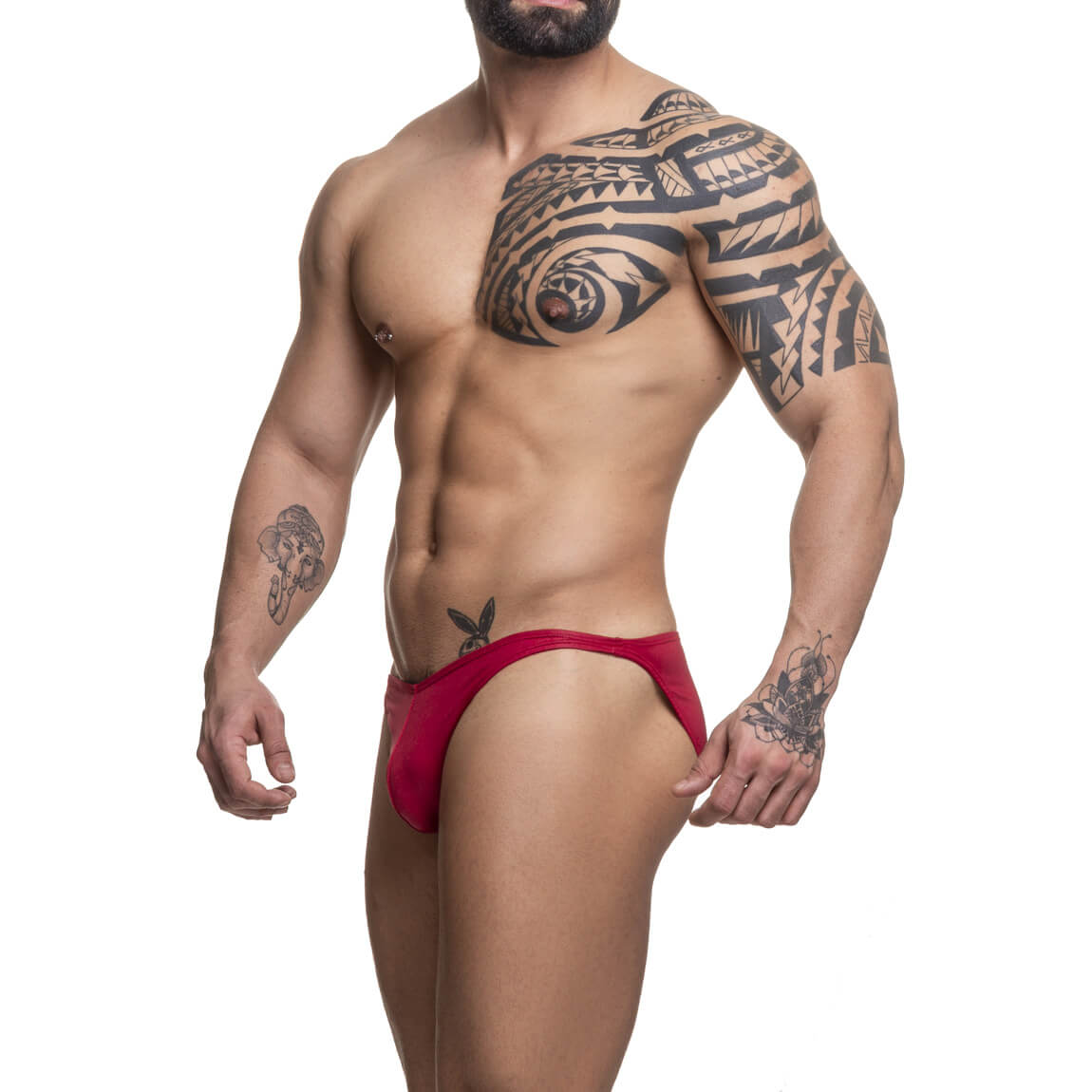 Tanga Masculina em Cirrê com Elástico - Steves Designer | Tamanho Único | Disponível em 2 Cores - 5