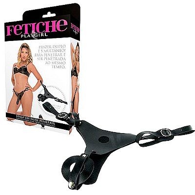 Cinta Avulsa Para Dois Pênis Realísticos - Tamanho Único | Fetiche Play Girl Strap On Dual Penetrix