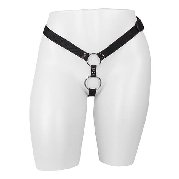 Cinta Peniana com Tiras em Nylon - Strap On Dupla Fetiche | Disponível em Duas Cores - 2