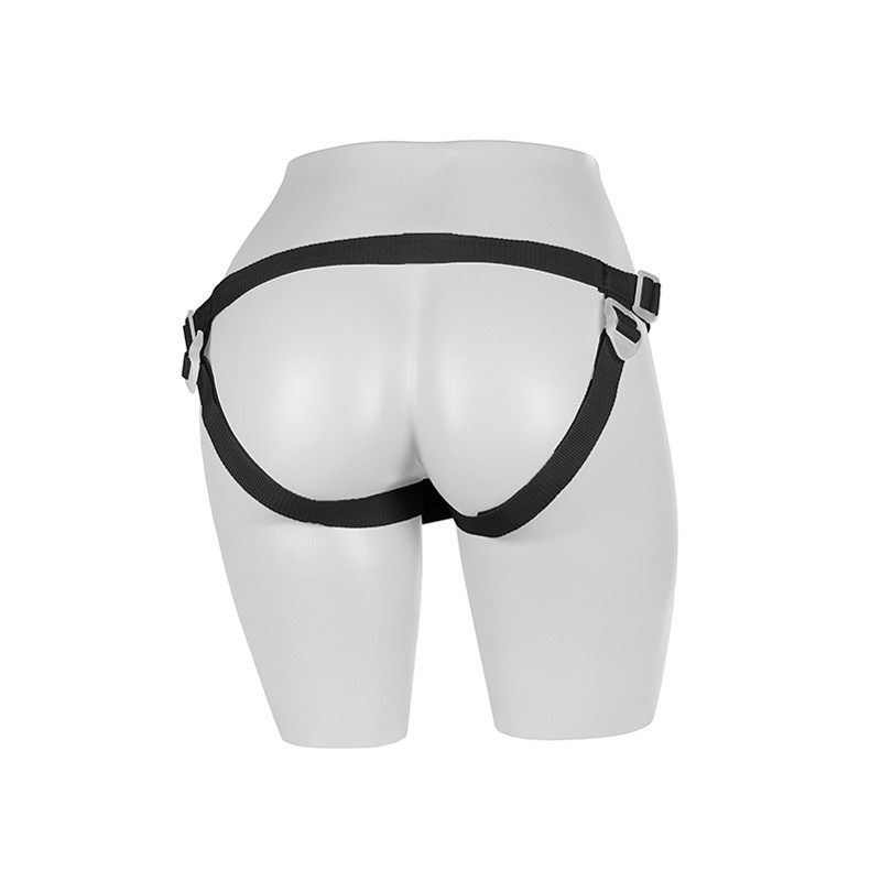Cinta Peniana Ajustável com Jockstrap - Strap On Fetiche em Vinil Plus | Cor: Preto - 4