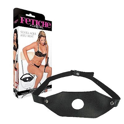 Suporte de Coxa Para Pênis Realístico - Fetiche Playgirl Strap On Lap | Tamanho Único