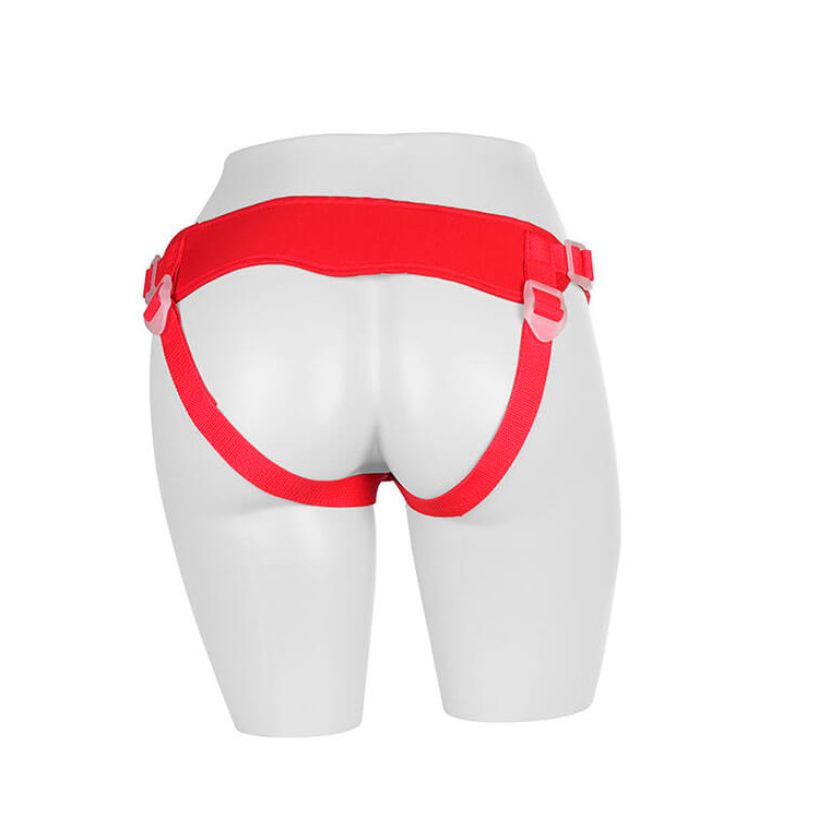 Cinta Peniana Ajustável com Apoio Lombar - Strap On Fetiche em Neoprene Plus | Disponível em 2 Cores - 3