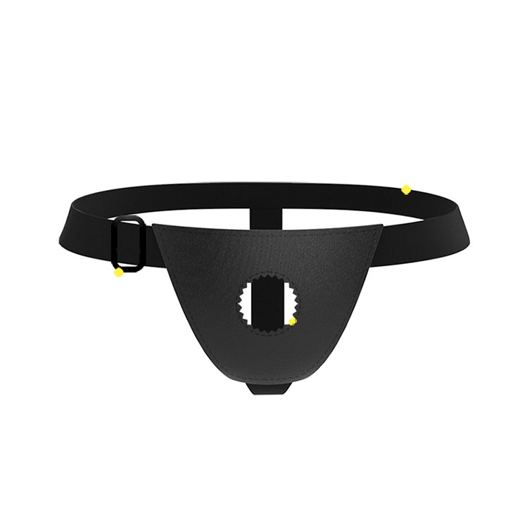 Strap On com Prótese Pênis Realística Azul e Flexível, Escroto e Ventosa - Adão & Eva | 11 x 3,1 cm - 2