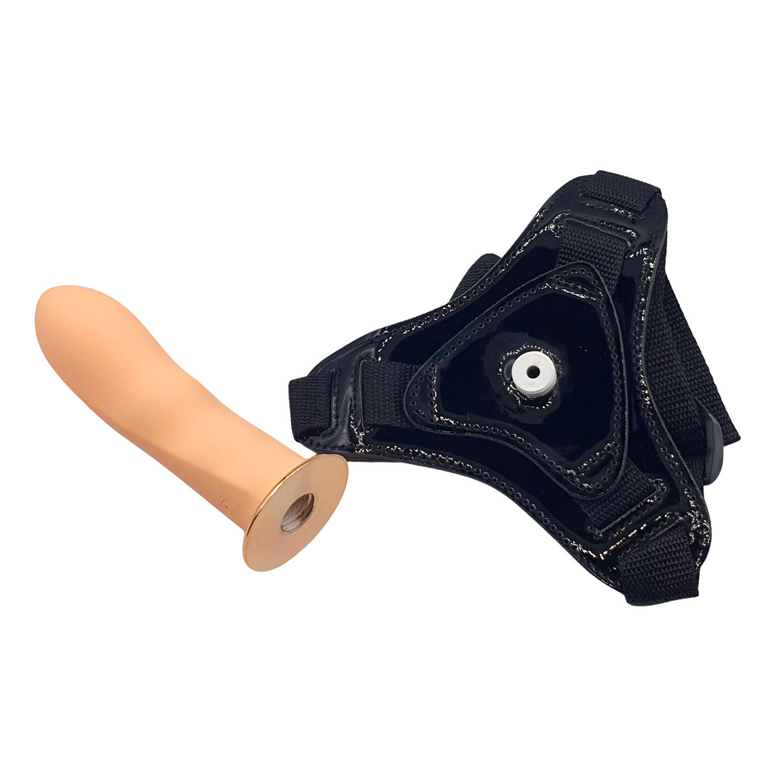 Strap On em Silicone com 10 Modos de Vibração, 4 Intensidades, Controle Remoto Sem Fio e Recarregável - Slimline Pink Screw | 14 x 3,6 cm | Disponível em 2 Cores - 3