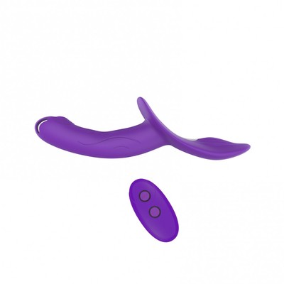 Foto 2 do produto Strap On em Silicone com 7 Modos de Vibração, Controle Remoto Sem Fio e Recarregável - I-moon Pretty Beauty | Disponível em 2 Cores