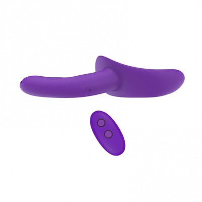 Foto 3 do produto Strap On em Silicone com 7 Modos de Vibração, Controle Remoto Sem Fio e Recarregável - I-moon Pretty Beauty | Disponível em 2 Cores