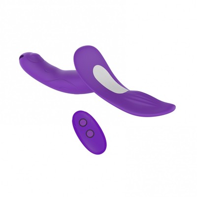 Foto 4 do produto Strap On em Silicone com 7 Modos de Vibração, Controle Remoto Sem Fio e Recarregável - I-moon Pretty Beauty | Disponível em 2 Cores