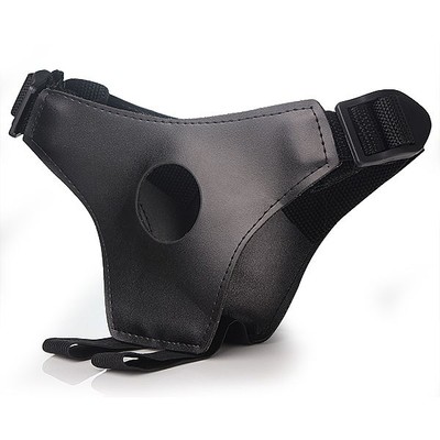Foto 3 do produto Prótese com Formato de Pênis Curvado com Glande Definida e Cinta -  Strap On Tyranus | 17 x 4 cm