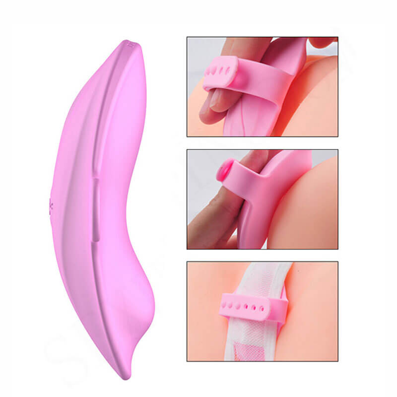 Vibrador de Calcinha com Controle Wireless - Strap-On Vibrator Massage - 7,9 x 3,9 cm - 3