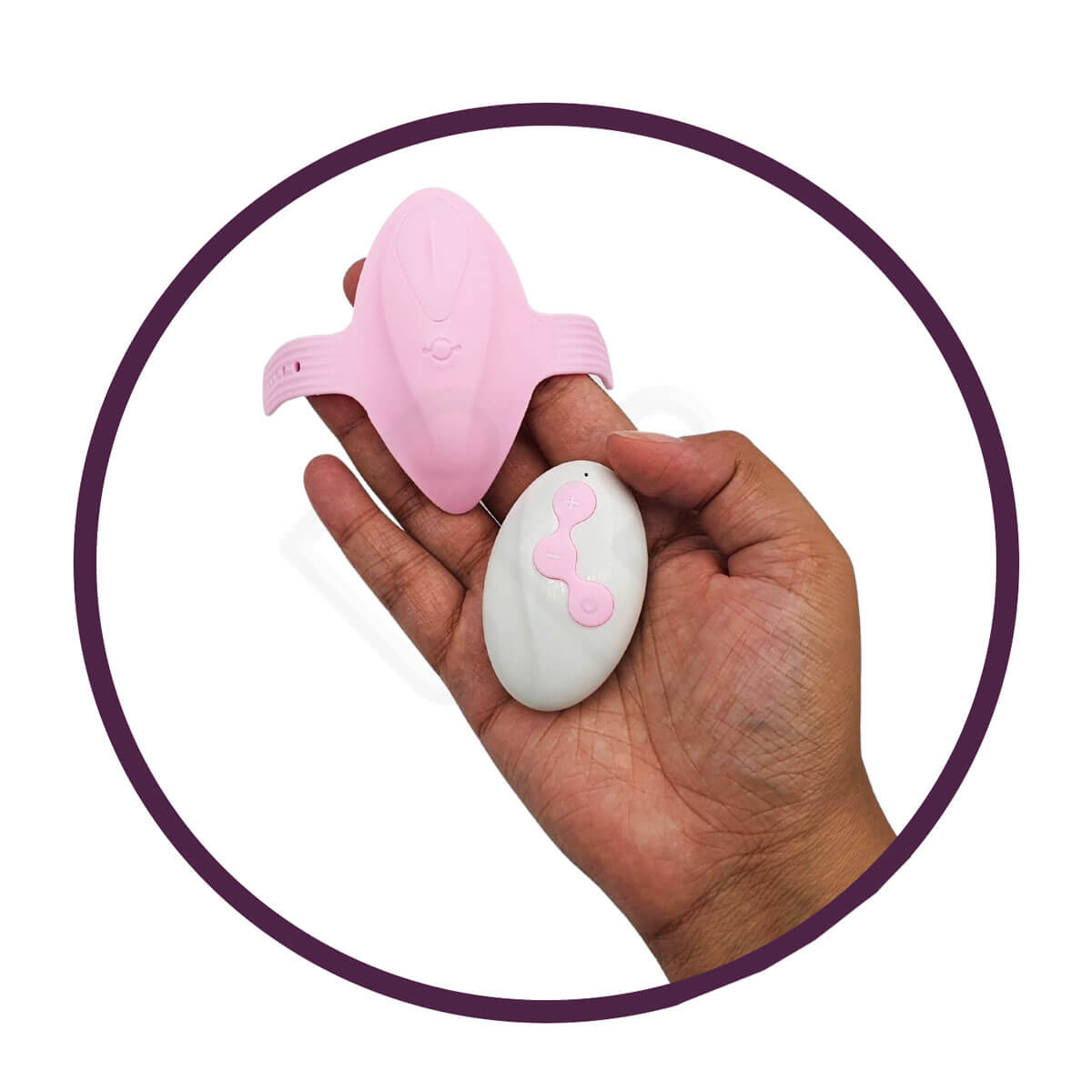 Vibrador de Calcinha com Controle Wireless - Strap-On Vibrator Massage - 7,9 x 3,9 cm - 7