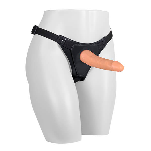 Cinta Peniana Ajustável em Vinil com Prótese Peniana - Strap On Fetiche em Vinil Adjust Completa | 19 x 5 cm | Disponível em 4 Cores - 4