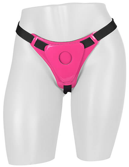 Cinta Peniana em Vinil com Alças Elásticas - Strap On Fetiche em Vinil | Disponível em Quatro Cores - 4