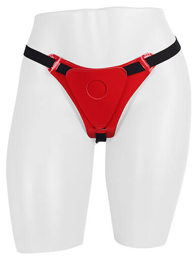 Cinta Peniana em Vinil com Alças Elásticas - Strap On Fetiche em Vinil | Disponível em Quatro Cores - 1