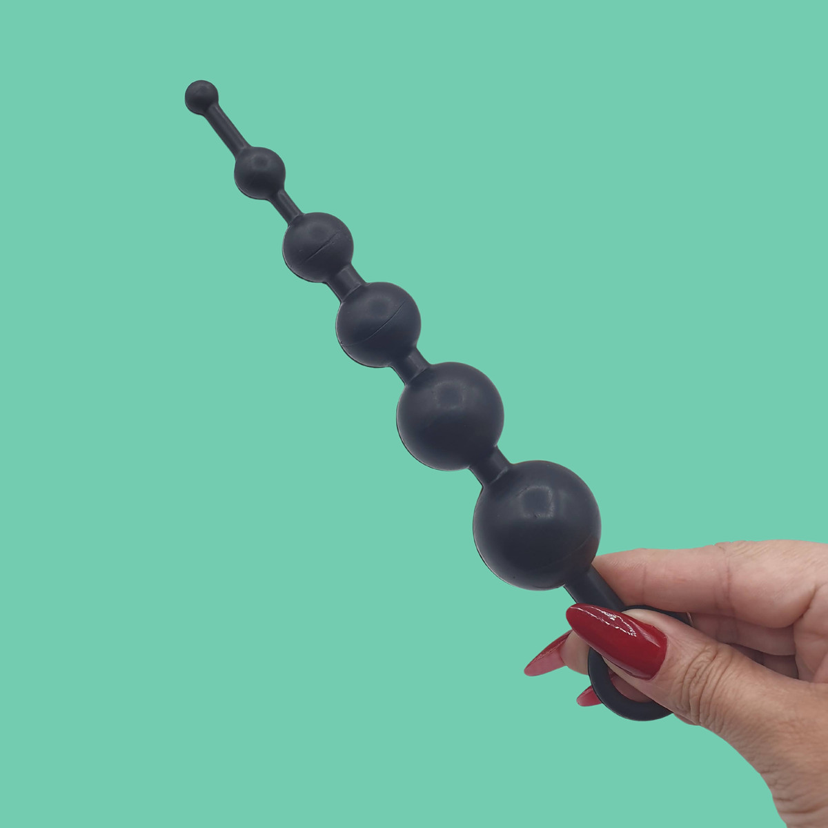 Plug com 6 Esferas para Estimulação Anal - Submission | 16 cm - 3