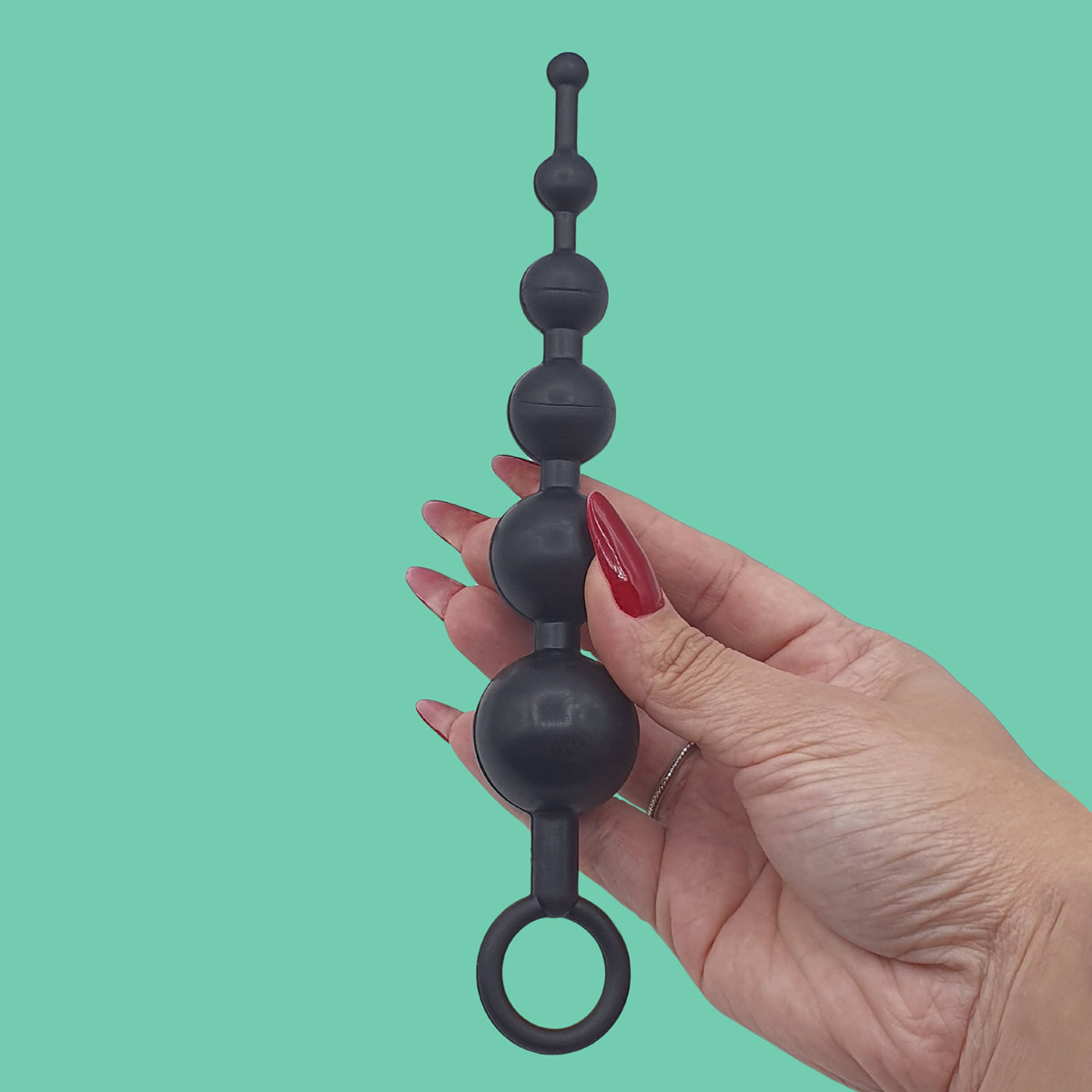 Plug com 6 Esferas para Estimulação Anal - Submission | 16 cm - 4