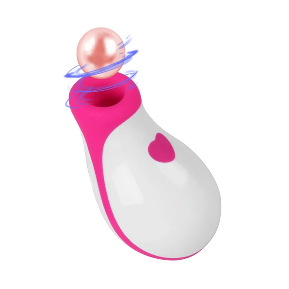 Estimulador de Clitóris e Mamilos com 8 Modos de Pulsação Recarregável - White Swan | 9,1 x 5,6 cm - 4