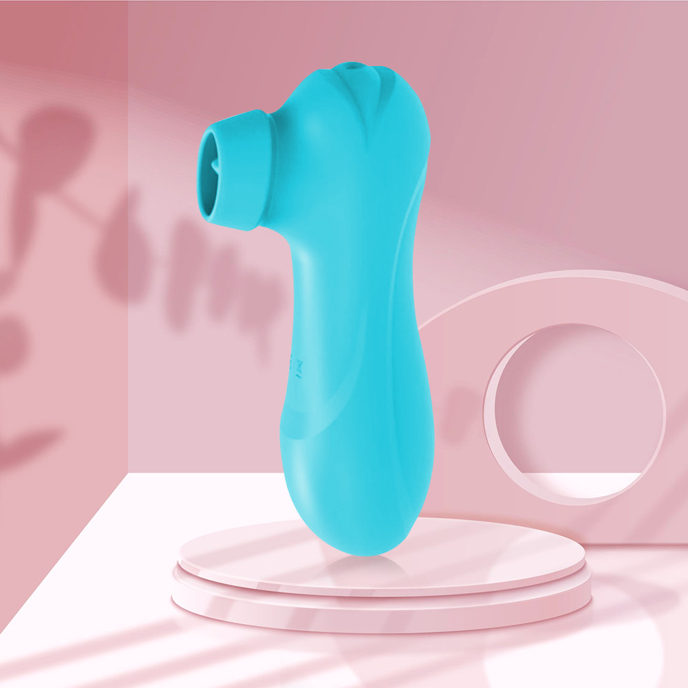 Sugador Estimulador de Clítoris Recarregável com 12 Modos de Sucção e Vibração - 12,5 x 4 cm | Disponível em 3 Cores - 9