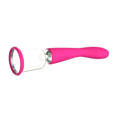 Foto 2 do produto Vibrador Estimulador de Ponto G e Sugador de Clítoris e Mamilos, Possui 7 Modos de Vibrações e 3 Intensidades de Sucção - Sugator 1 Intt Toys | 29 x  4 cm | Disponível em 2 Cores