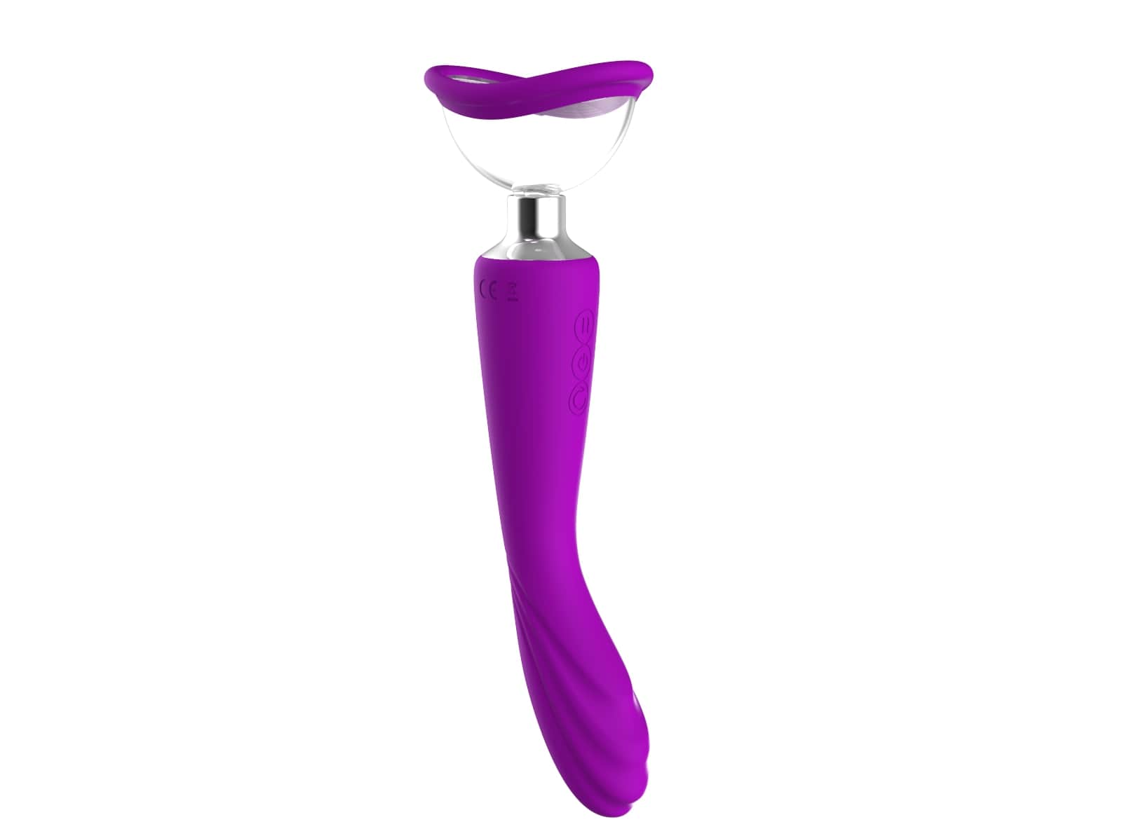 Vibrador Ponto G com Sugador de Clítoris e Mamilos, 7 Modos de Vibrações e 3 Intensidades de Sucção -  Intt Toys Sugator 2 | Disponível em 2 Cores - 2