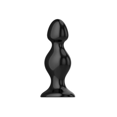 Foto 2 do produto Plug Anal no Tamanho M em Silicone Atóxico com Formato Escalonado e Base Feita em Ventosa - Super Butt Plug | 13,2 x 4,9 cm