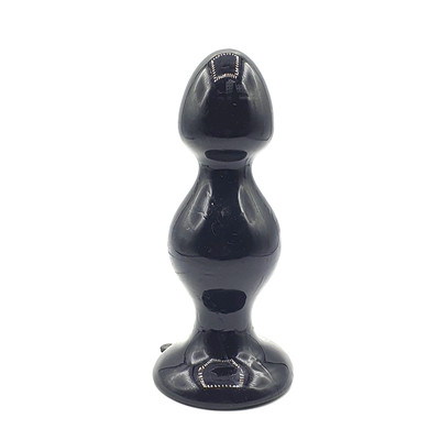 Foto 3 do produto Plug Anal no Tamanho M em Silicone Atóxico com Formato Escalonado e Base Feita em Ventosa - Super Butt Plug | 13,2 x 4,9 cm