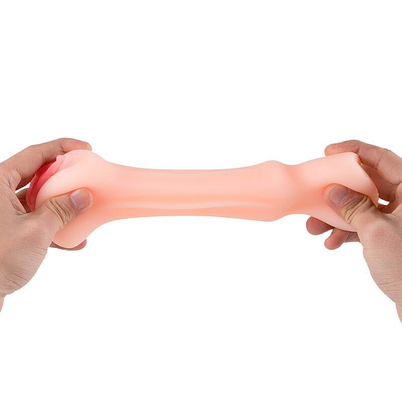 Super Real 04 - Masturbador Masculino em Cyberskin com Formato de Vagina - 12,3 x 4,5 cm - 7