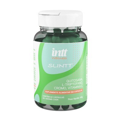 Suplemento Alimentar com Vitaminas e Minerais para Dieta - Intt Wellness Slintt - 60 Cápsulas