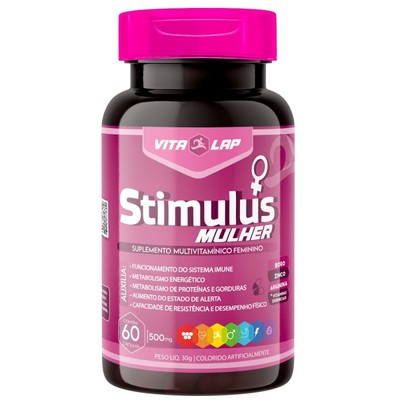 Suplemento Multivitamínico em Cápsulas para o Desempenho Sexual Feminino - Stimulus Mulher | 60 Cápsulas