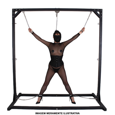 Foto 2 do produto Suporte Tipo Trave para Shibari em Metal - Sex Furniture