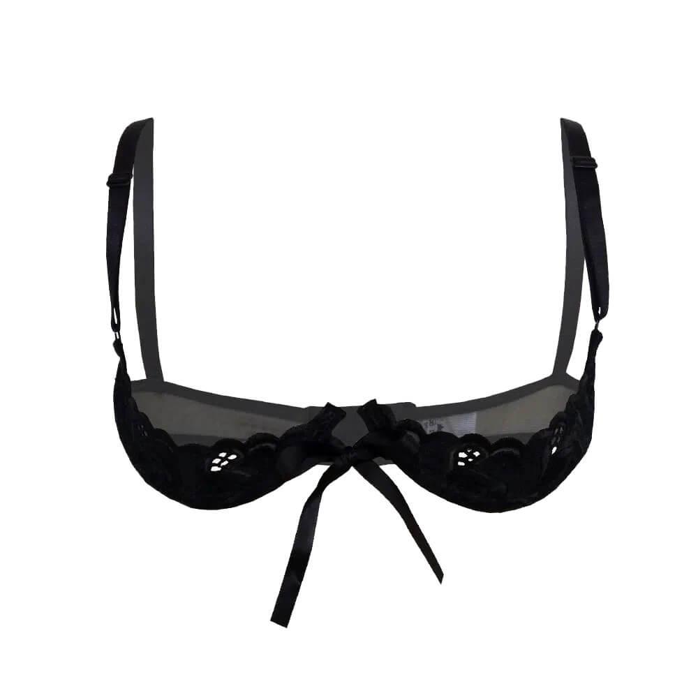 Sutiã Meia Lua Aberto Eu Posso - Lingerie Sensualle | Tamanho Único | Disponível em 3 Cores - 3