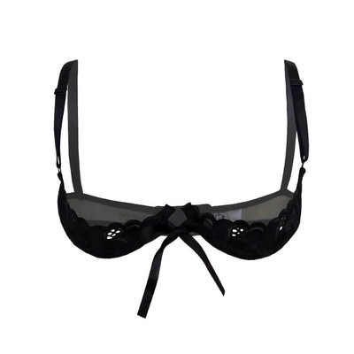 Foto 3 do produto Sutiã Meia Lua Aberto Eu Posso - Lingerie Sensualle | Tamanho Único | Disponível em 3 Cores