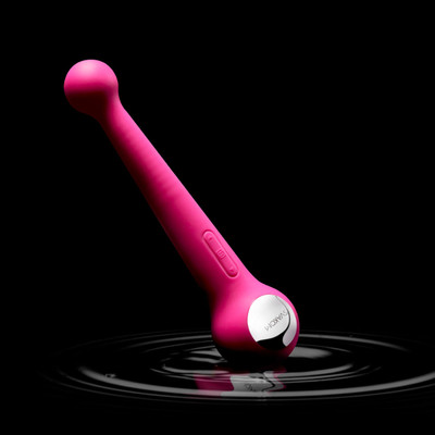Foto 1 do produto Massageador em Silicone Suave Recarregável com 26 Modos de Vibração - Svakom Bonnie | 20 x 2,8 cm