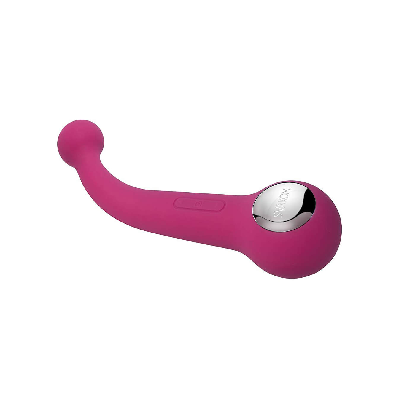 Massageador em Silicone Suave Recarregável com 26 Modos de Vibração - Svakom Bonnie | 20 x 2,8 cm - 5