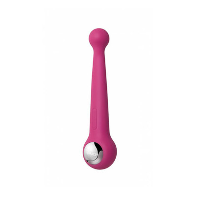 Foto 3 do produto Massageador em Silicone Suave Recarregável com 26 Modos de Vibração - Svakom Bonnie | 20 x 2,8 cm