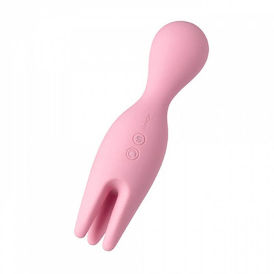 Foto 4 do produto Vibrador Estimulador de Clítoris, Recarregável com 5 Modos de Vibração e Tentáculos Massageadores - Svakom Nymph | 15,5 x 4 cm