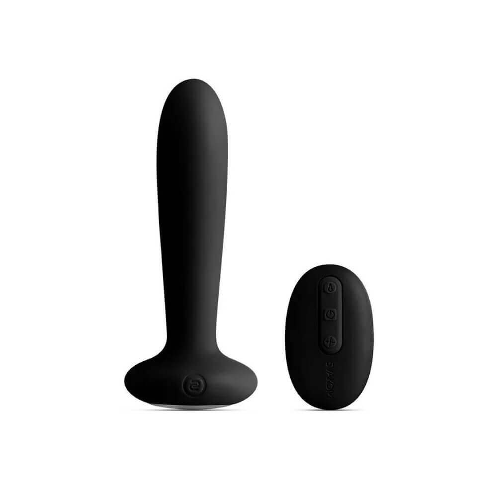 Plug Anal em Silicone Aveludado com 5 Modos de Vibração, Tecnologia de Aquecimento e Controle Remoto sem Fio - Svakom Primo | Disponível em 2 Cores - 5