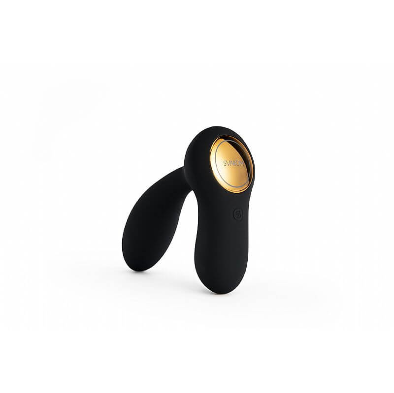 Massageador de Próstata Interativo Recarregável com 7 Modos de Vibração, 5 Intensidades e Aplicativo - Svakom Vick Neo | 7,5 x 2,8 cm - 5