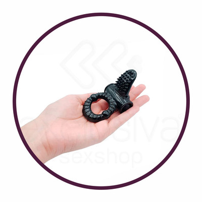 Anel Peniano com Estimulador de Clítoris e Vibração Única - Sweet Ring LyBaile