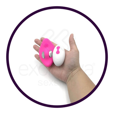 Foto 2 do produto Sweet Time Best Wish For You - Vibrador para Calcinha com 07 Modos de Vibração e Recarregável com Controle Remoto | Cor: Pink