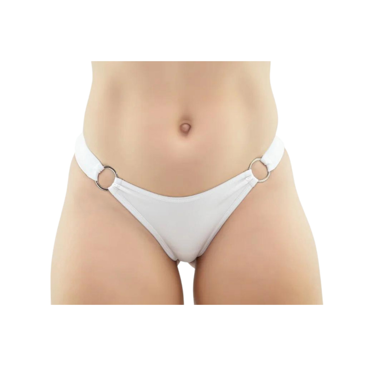 Tanga Feminina com Detalhes de Argolas - SD Girl | Tamanho Único | Disponível em 3 Cores - 5
