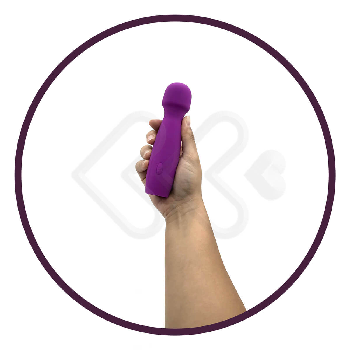 Mini Massageador Recarregável em Silicone Soft Touch com 10 Modos de Vibração e Controle por Aplicativo - Tani | 14,9 x 3,6 cm | Disponível em 2 Cores - 10