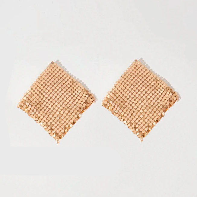 Tapa Seios Adesivo em Malha Metálicas - Pleasure Dreams - 2