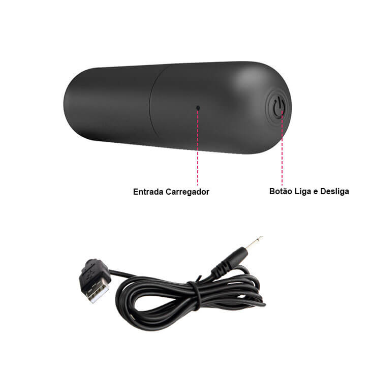 Estimulador de Clitóris com Capsula Vibratória, 12 Modos de Vibração e Recarregável - Pretty Love Carter | 10,2 x 6,5 cm - 5