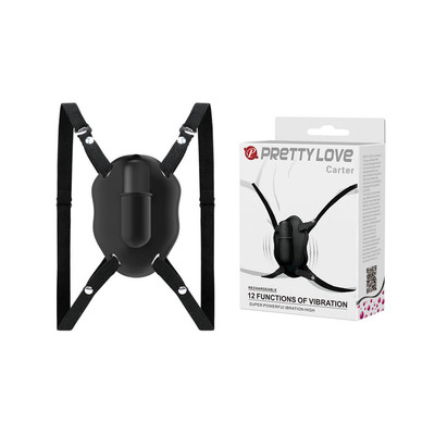 Estimulador de Clitóris com Capsula Vibratória, 12 Modos de Vibração e Recarregável - Pretty Love Carter | 10,2 x 6,5 cm