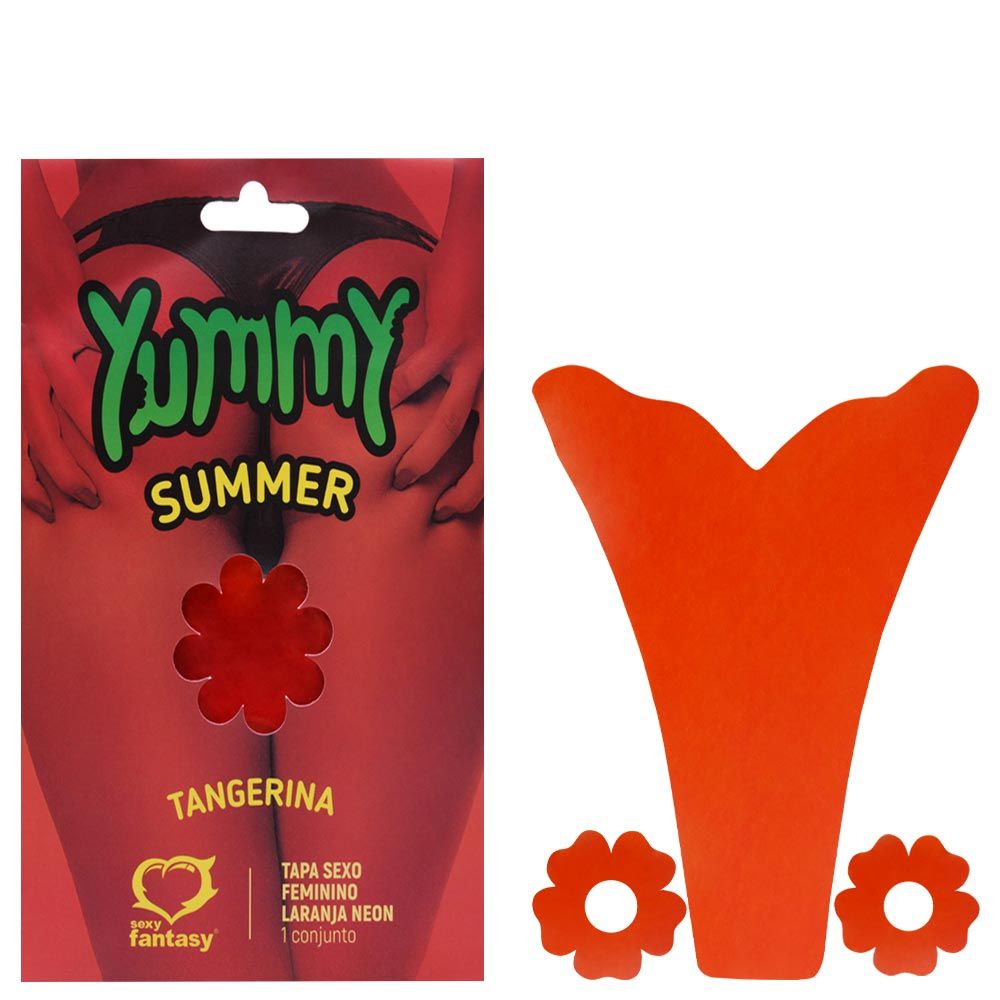 Tapa Sexo Feminino Comestível Sem Glúten e Lactose - Sexy Fantasy Yummy Summer | Disponível em 4 Sabores - 4
