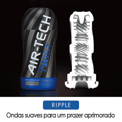Copo Masturbador com Textura Interna Ondular - Tenga Air-Tech Twist Ripple