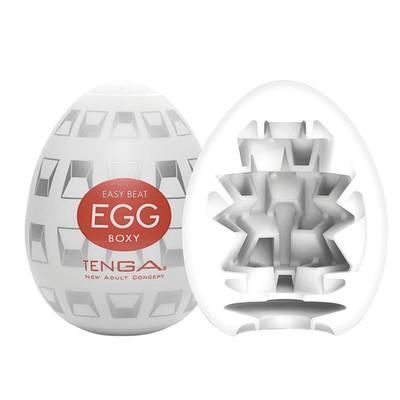 Masturbador Masculino em Silicone com Texturas Interna - Tenga Egg Boxy