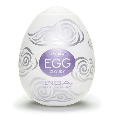 Foto 2 do produto Masturbador em TPE com Textura em Forma de Nuvens - Tenga Egg Cloudy | 5,8 x 5 cm